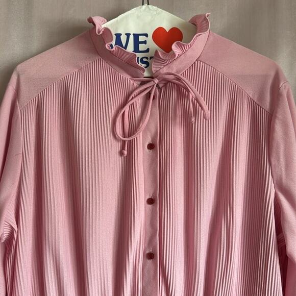 Vintage 70’s women’s plus size long sleeve dress - Picture 3 of 7